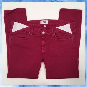 Paige Kylie Crop Maternity Jeans